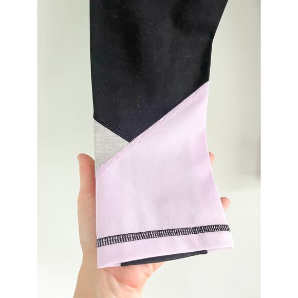 Lululemon | NWT | Embody Crop | Black Pretty Purple Heathered Medium Grey | Sz 4 - Picture 9 of 12